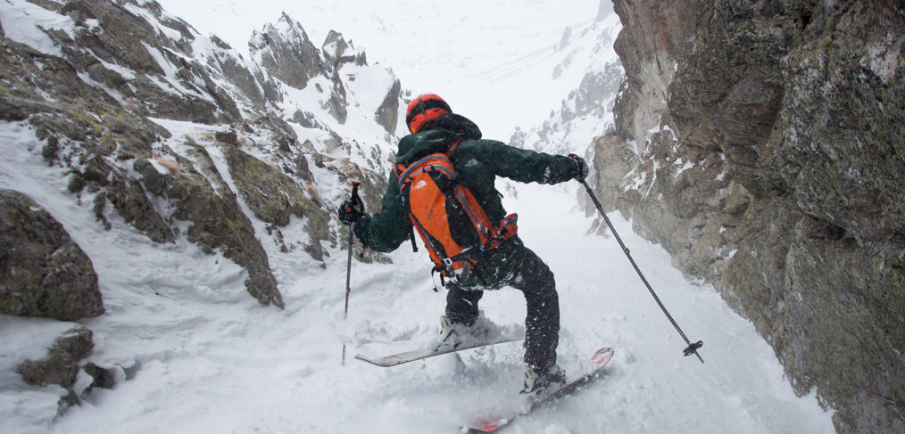 couloir, fontfreda, porté puymorens, pirineo, pirineu, Pyrénées, esquí, pente raide, skimo, alpinismo, alpinism, snow
